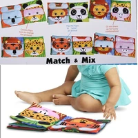 sensory book tummy time toy w color shape matching travel book learning crawling toy exploring interactive baby gift
