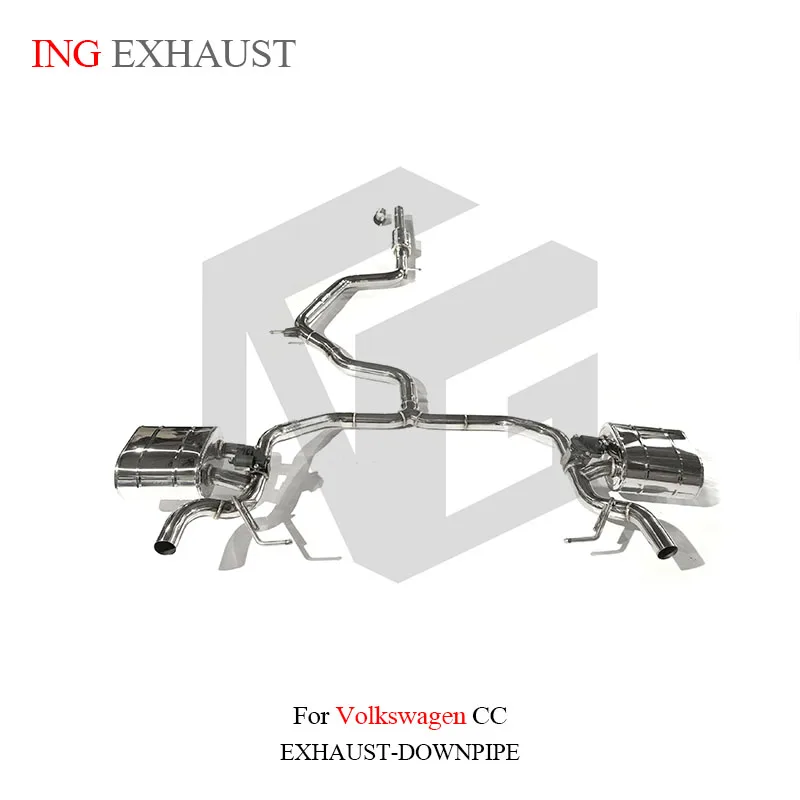 ING новый стиль из нержавеющей стали Catback для Volkswagen CC 2.0T глушитель двигателя