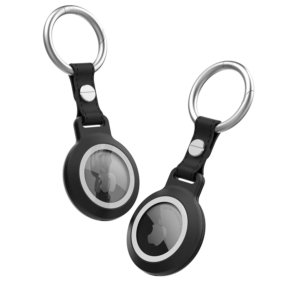 

For Apple Airtag Protective Case Waterproof Silicone Cover for Airtag Locator Tracker Case Keychain Protector shell for Air tag