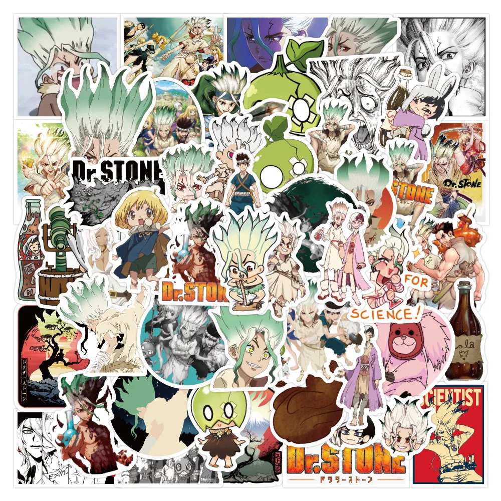 

10/30/50 шт., наклейки «Dr.STONE»
