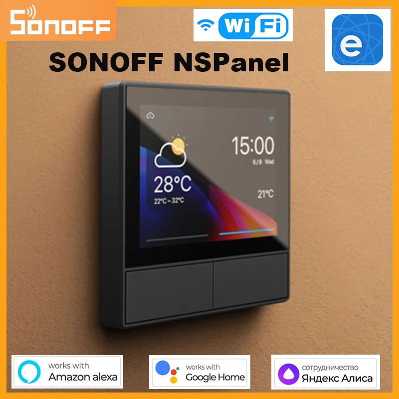 

SONOFF NSPanel Smart Scene Wall Switch EWelink APP Control HMI All-in-One Control Panel Works With Alexa Google Home Siri Alice