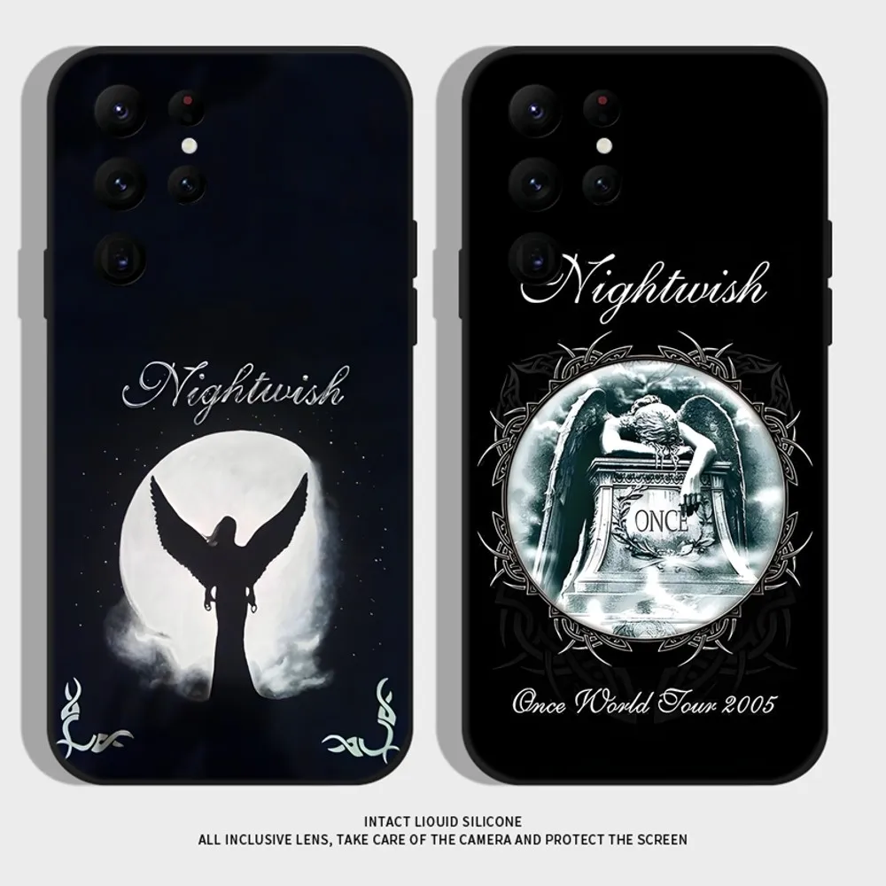 Rock Band Nightwish Lanternlight Phone Case For Samsung S24 S22 Ultra S20 S30 plus S23 ultra 5G Silicone Cover