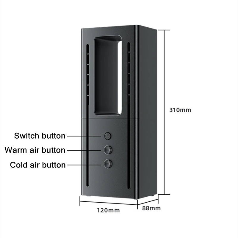 

Cooling and Heating Dual-use Fan Silent Bladeless Air Conditioner Automatic Constant Temperature Anti-burning for Home Dormitory