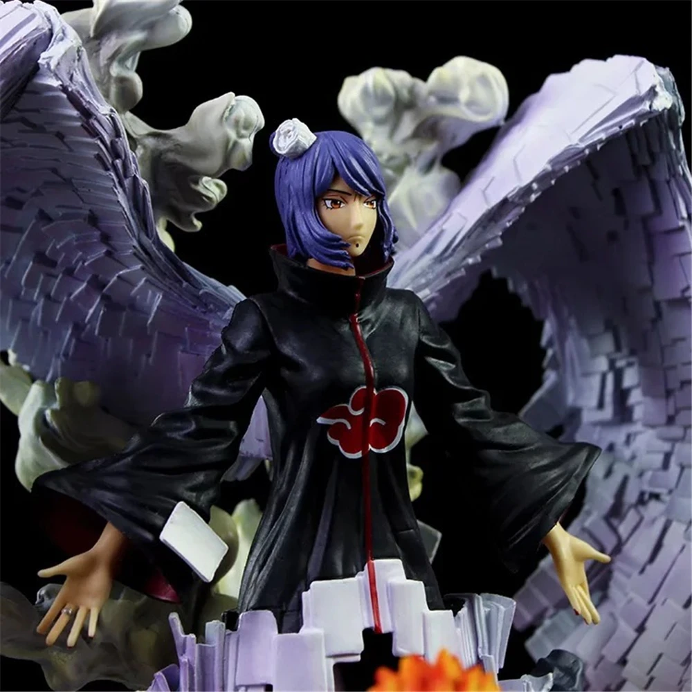 Фото 37 см аниме Kizuna Relation Akatsuki Konan Pain Susanoo Ver. GK ПВХ фигурка статуя Коллекционная модель детские игрушки куклы подарки №4