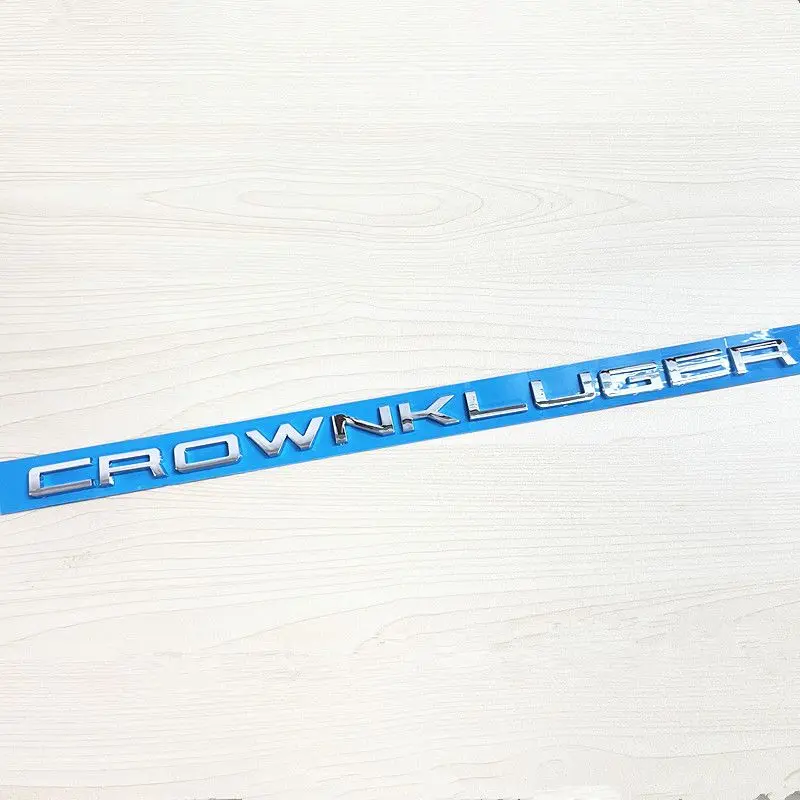

3D ABS CROWNKLUGER логотип задний багажник эмблема значок автомобильная наклейка для Toyota Crown CROWNKLUGER модификации аксессуары
