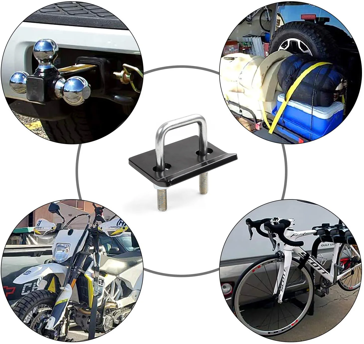 

Durable Anti-Rattle Lock Down RV Reduce The Noise Wobble Tow Bar Trailer