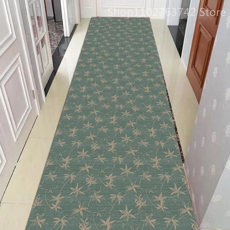 

European Stairs Corridor Long Carpet Customizable Aisle Hallway Wedding Hotel Area Rug Long Runner Entrance Door Mat Home Decor