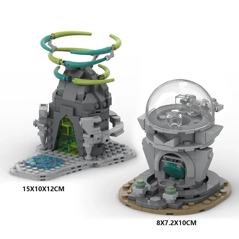 MOC Game Series Zeldaed Architecture Строительные блоки 340 шт