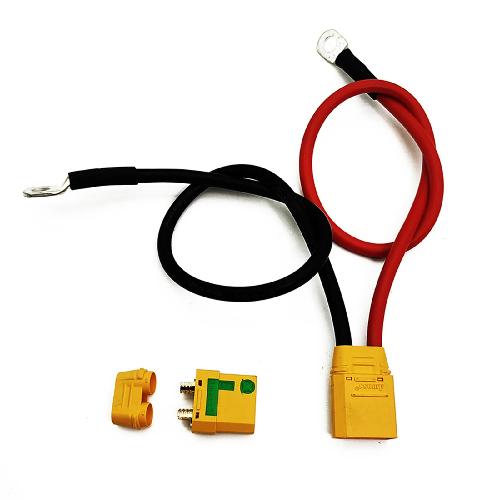 

Spark Resistant XT90 TO O-Ring 10AWG Power Cord for Mqcon 80A 100A Controller