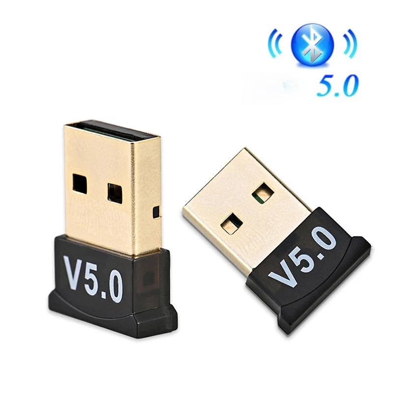 

5.0 Bluetooth-compatible Adapter USB Transmitter For Computer Pc Receptor Laptop Earphone Audio Printer Data Dongle Receiver