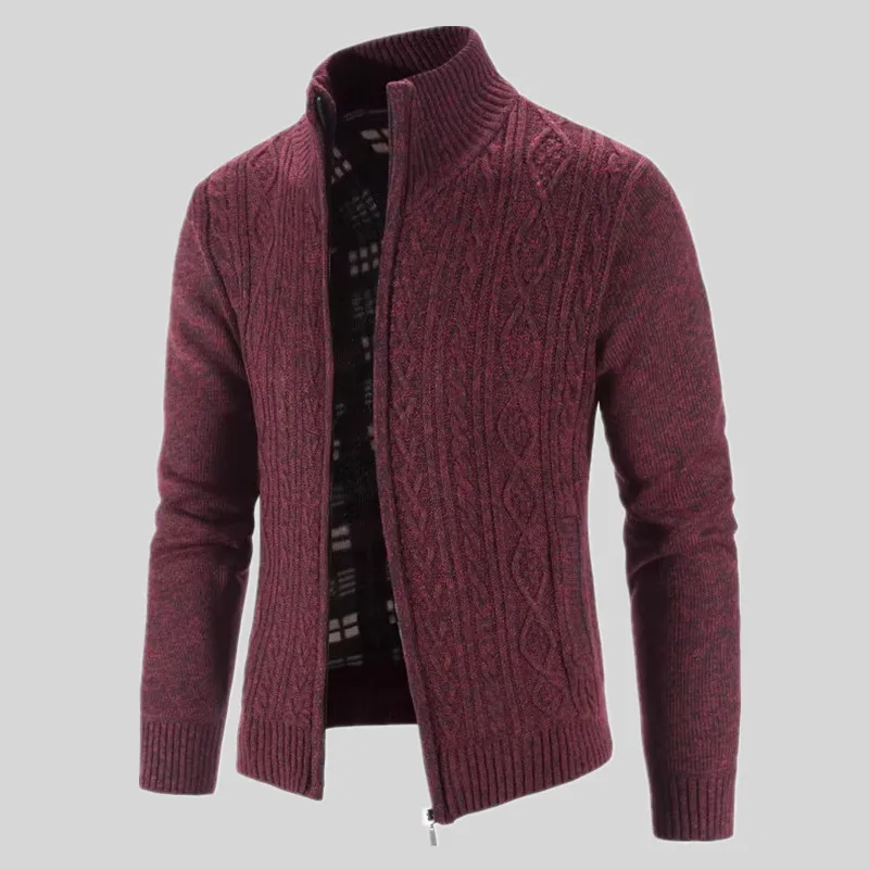 

Men Winter Jackets Cardigans Casual Sweatercoats Warm Sweaters Male Stand-up Collar Slim Fit Sweaters Coats Winter Clothes 3XL