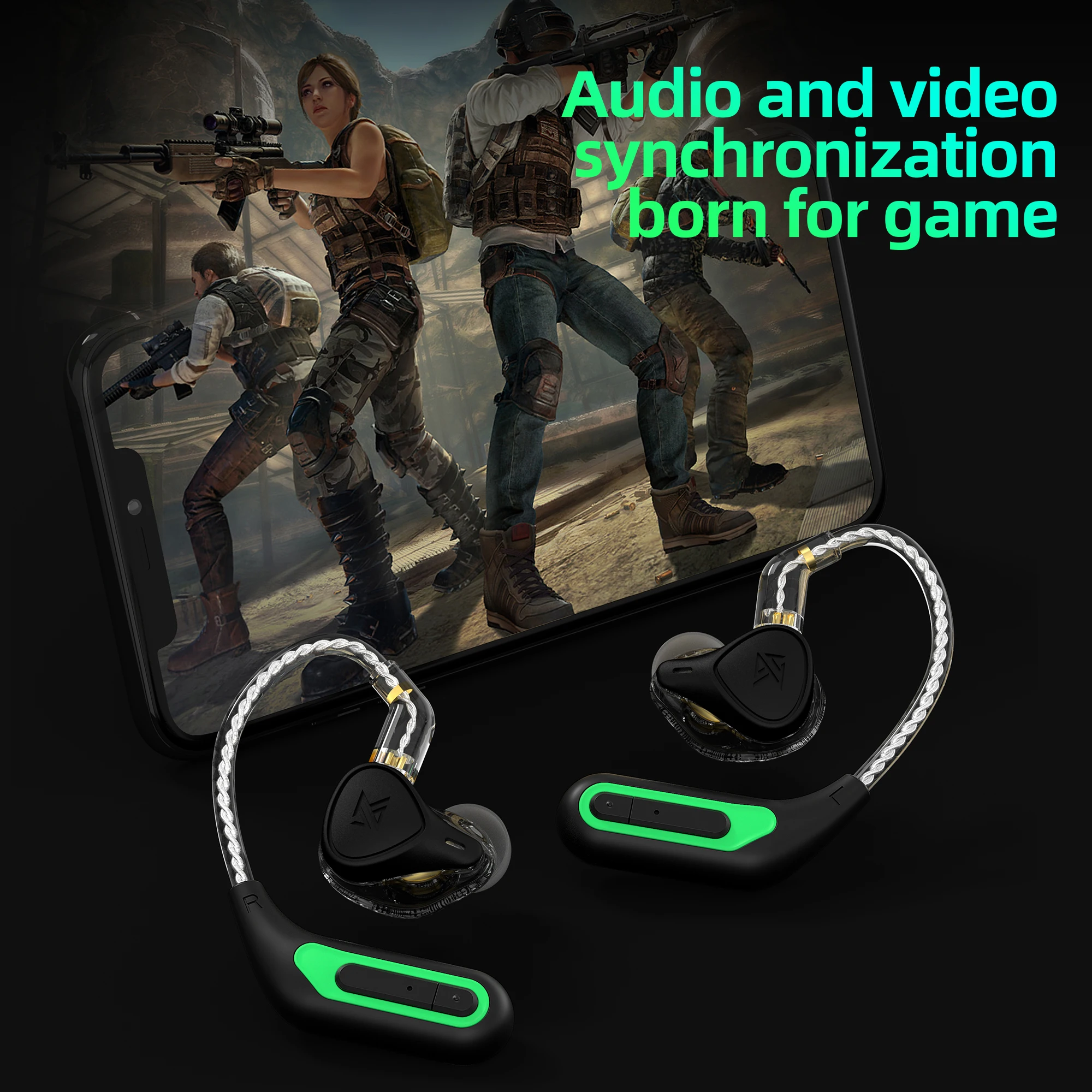 KZ AZ10 обновленные беспроводные наушники Bluetooth-совместимые с кабелем 5 2