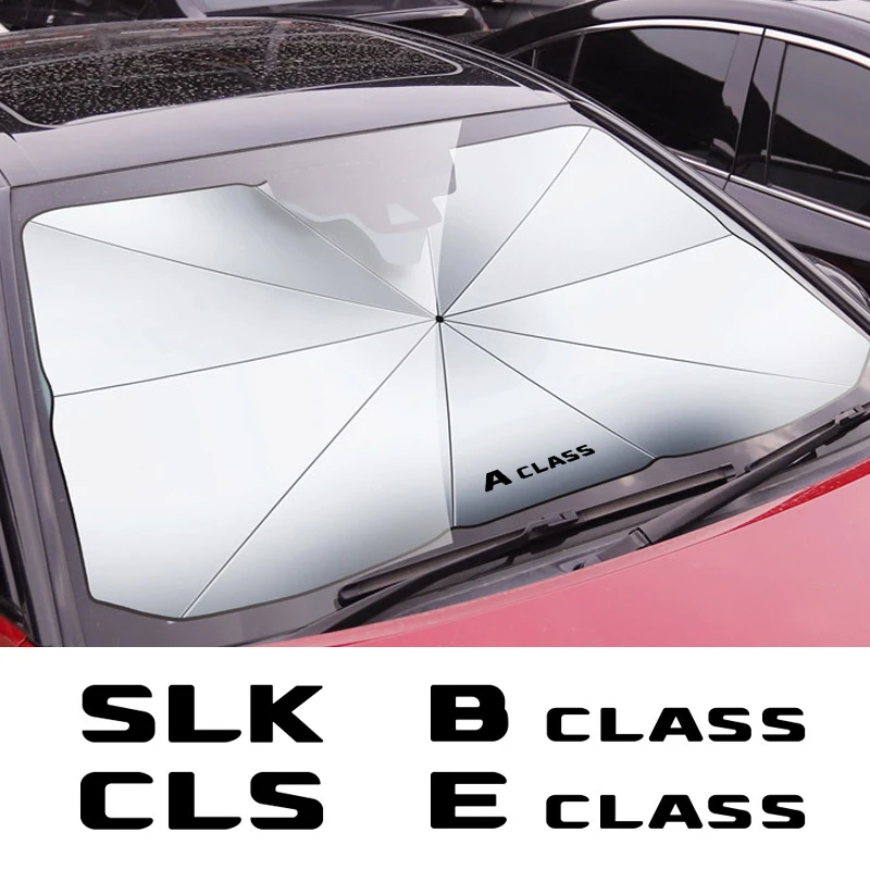 

Car Windshield Sunshade Umbrella For Mercedes Benz W124 W203 W204 A CLASS B CLASS C CLASS E CLASS S CLASS CLA CLS SL SLC SLK