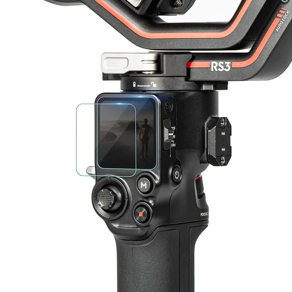 

2Pcs Screen Protector Films Tempered Glass Film Compatible For Dji Ronin Dji Rs 3/dji Rs 3 Pro Camera Handheld Gimbal Stabilizer