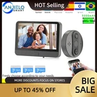 Беспроводной Wi-Fi видеоглазок в двери видео дверной звонок Tuya с камерой Беспроводной видеодомофон Квартира видеоглазок для двери 1080P Wi-Fi видеодомофон для дома Wi-Fi дверной видеоцифровой глазок