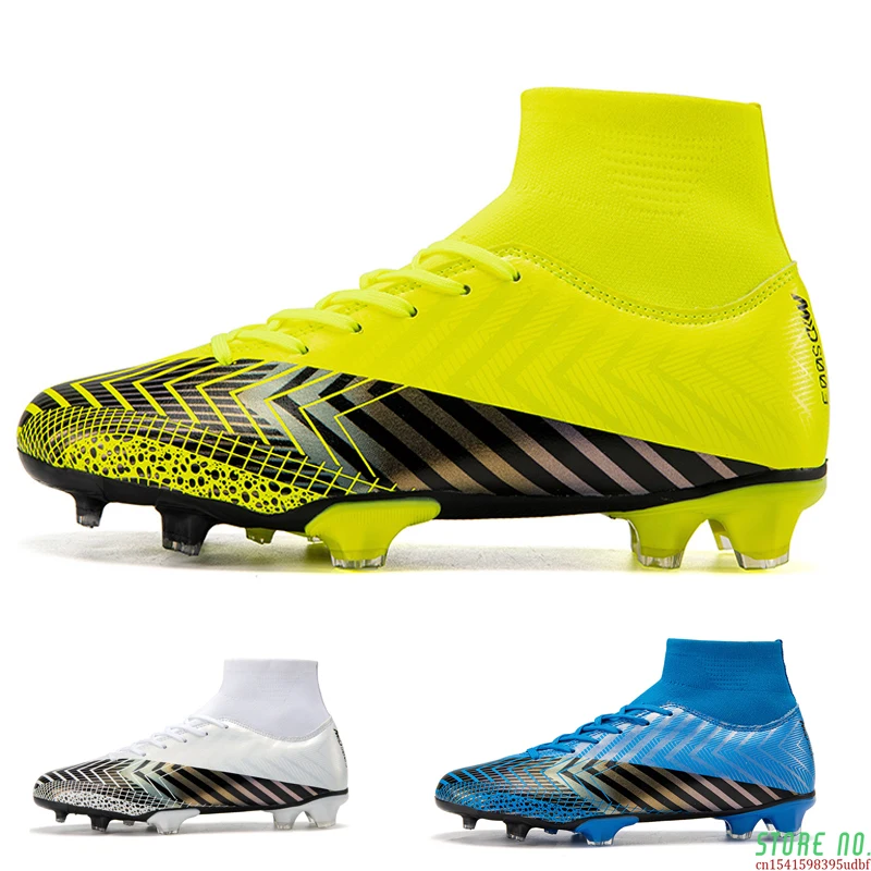 

Football shoes Sports shoes for men Professional high sports shoes breathable high top football shoes for men training shoes