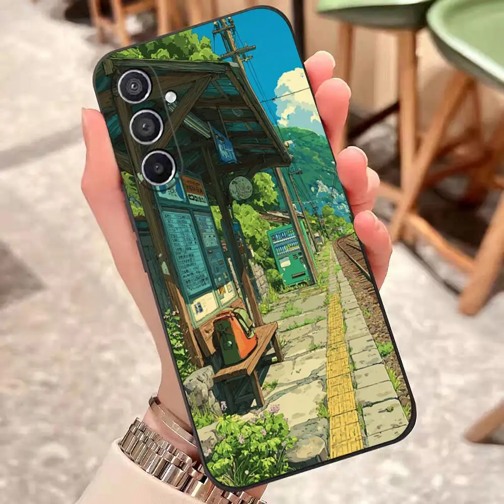Фото Чехол для телефона в стиле Anime A-G-GhiBliES-S для Samsung S26 S25 Edge S24 S23 S22 Ultra Plus Fe A57 A37 A17 A56 5G, силиконовый чехол №5