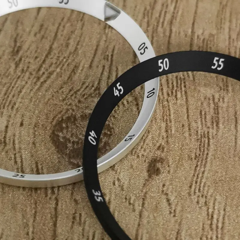 31.3mm Green Luminous Watch Chapter Ring Fits SKX007 SKX009 SROD NH35 NH36  4R 6R Watch Case Modified Watch Inner Scale Ring