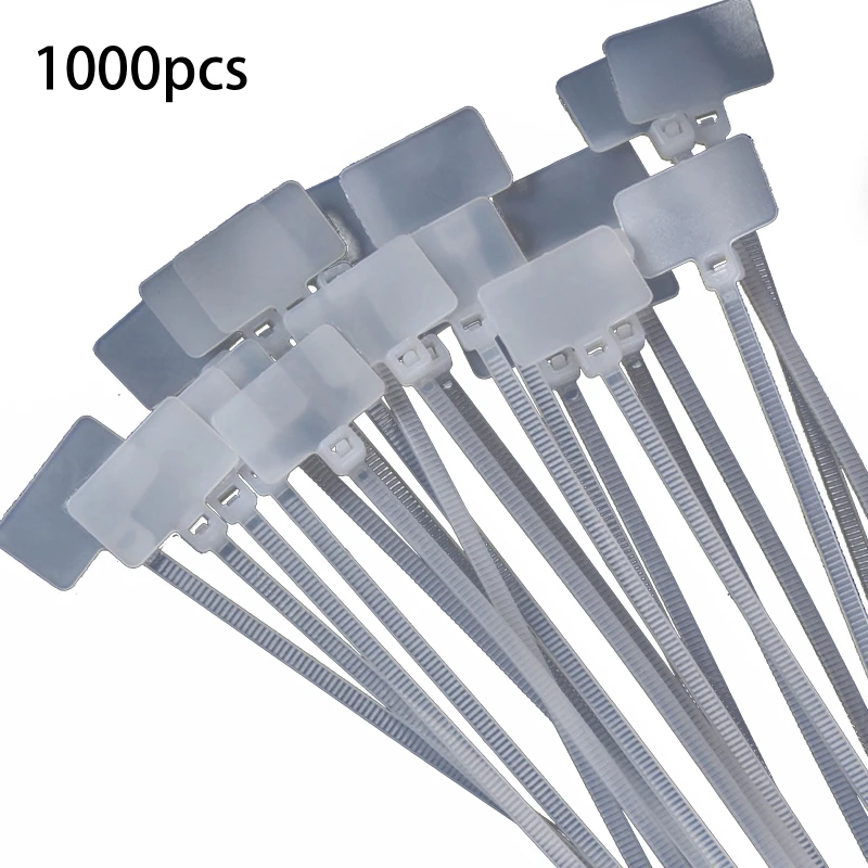 

100 Pcs DIY Nylon Cable Ties Wire Ties Logistics Self-locking Seals Disposable