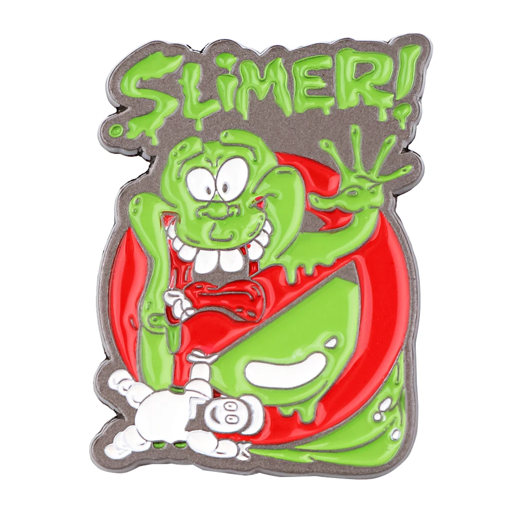 

AD1717 Cute Movie Monster Enamel Pins Collections Cartoon Jewelry Brooches Denim Shirt Collar Badge Lapel Pins Friends Gifts