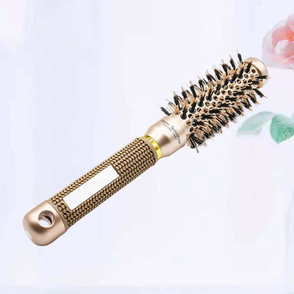

Round Comb Curling Massage Hair Straightener Anti-Static Salon Accessories Dryer