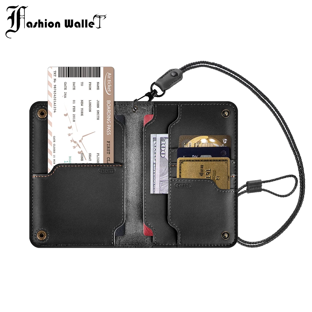 Genuine Leather Passport Cover Holder Passport-cover Russia Case Wallet Driving Documents Travel Wallet Tickets Organizer Clip