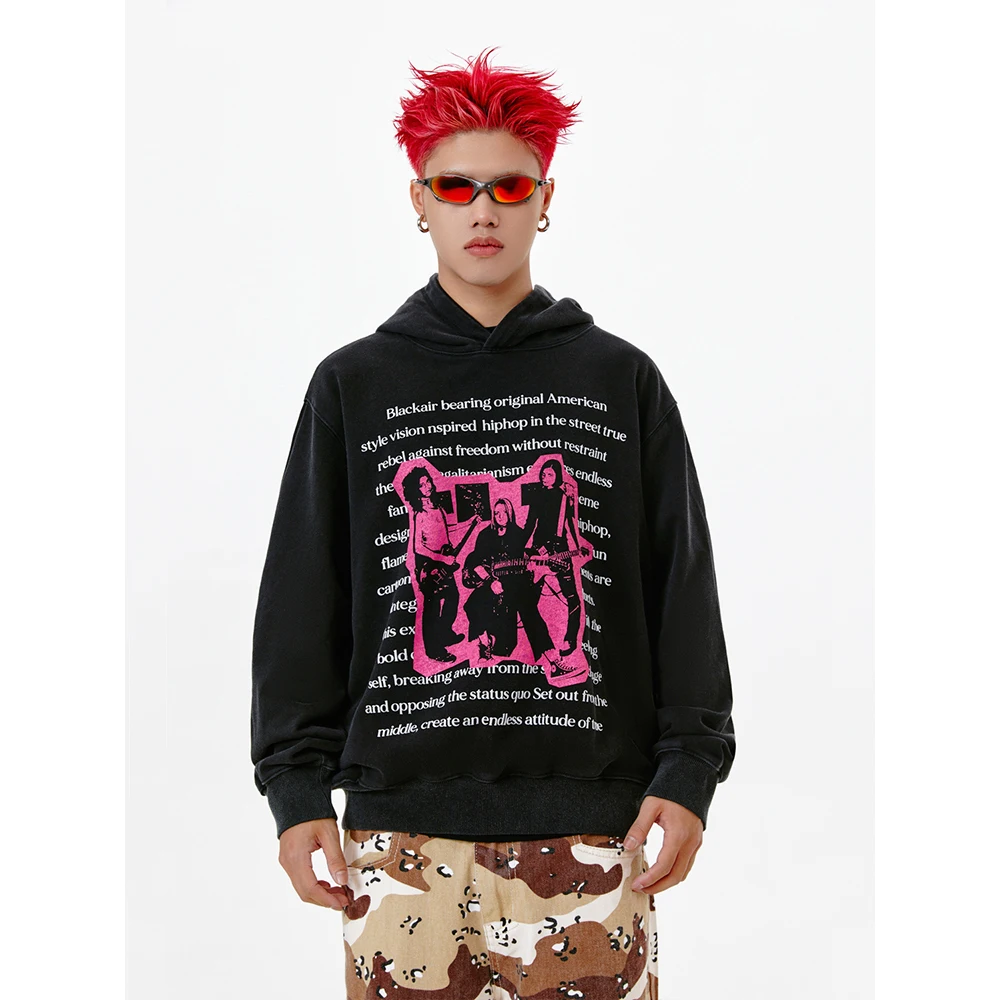 

BLACK AIR Graphic Hoodies W202301
