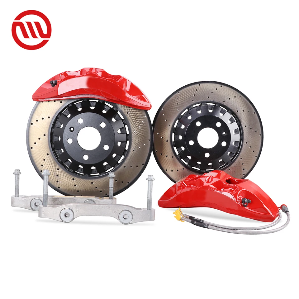 Высокопроизводительные 8N тормозные суппорты 6 Big Piston тормозной диск для Audi TT MK3 MK4