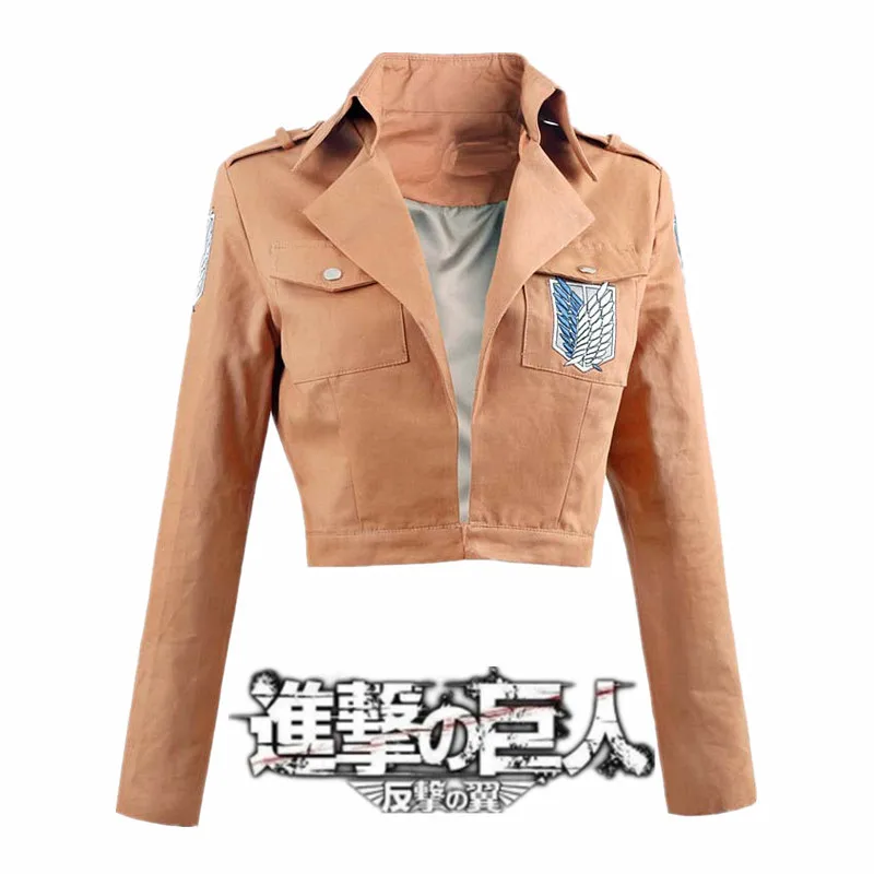 

Anime Attack On Titan cosplay clothing Mikasa Ackerman Top Survey Corps Wings of Liberty slacks man woman jacket