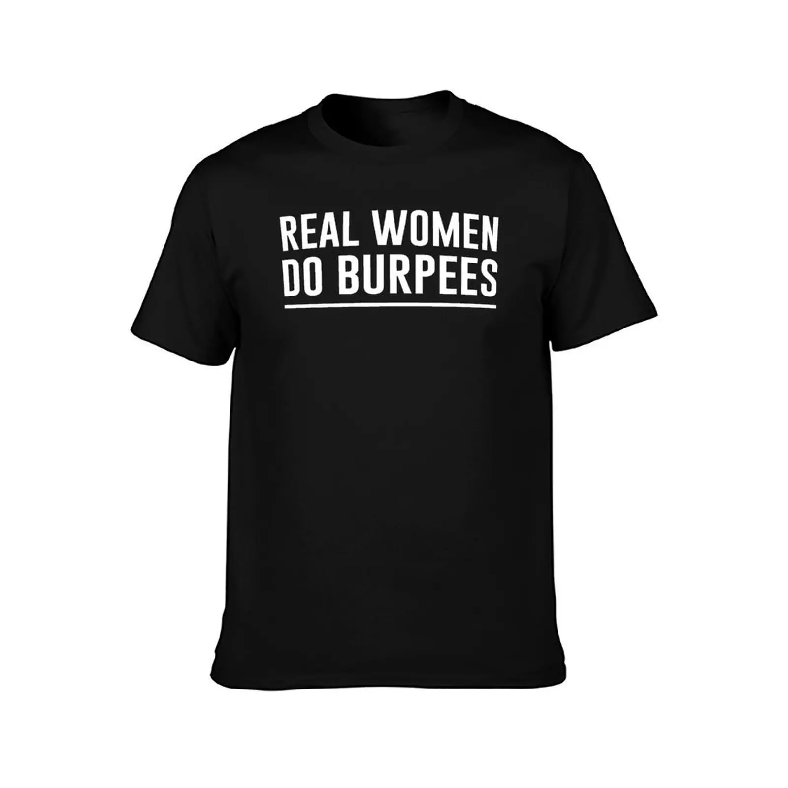 Фото Футболка с надписью «Real Women Do Burpees» для отдыха на природе №2