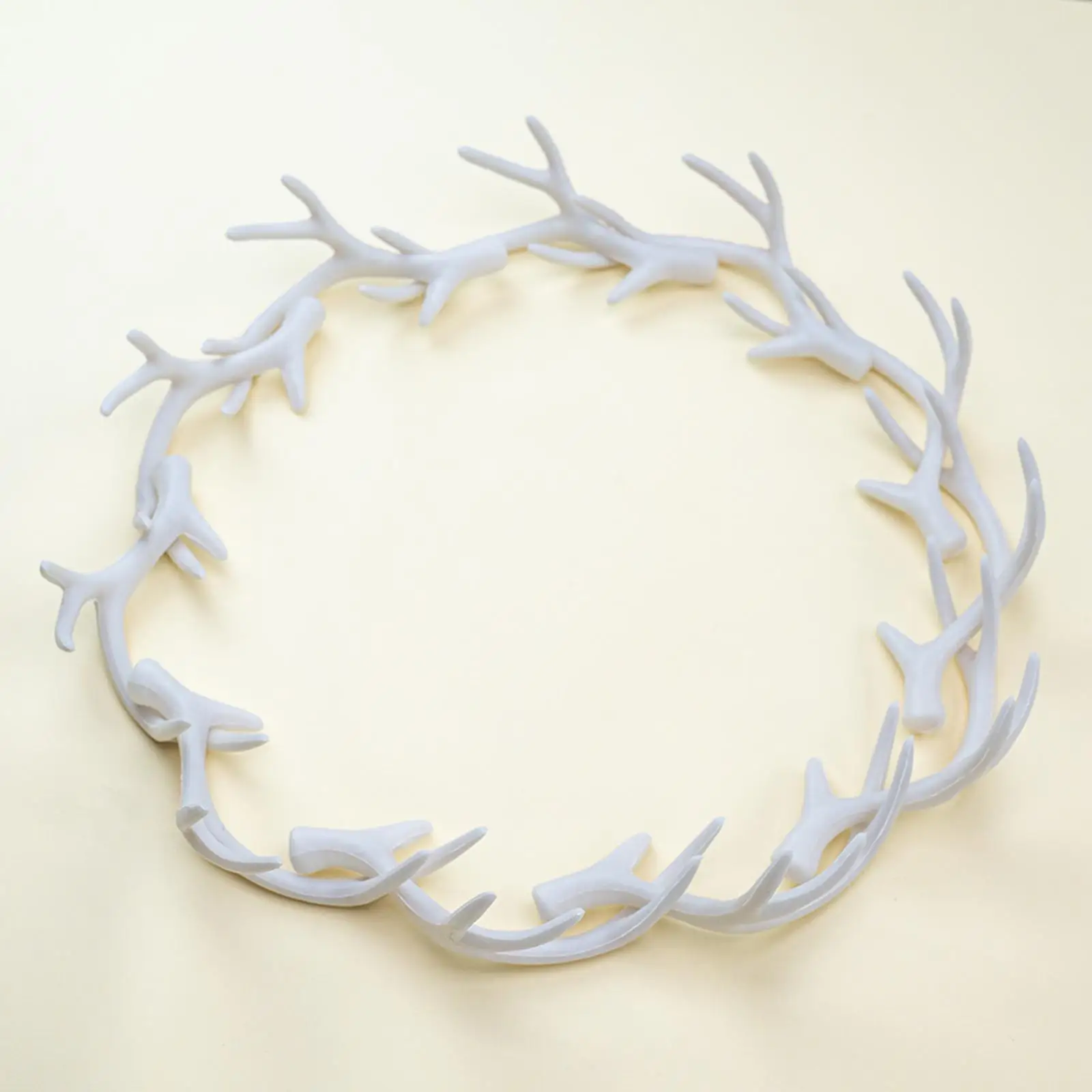 

Фон для фотографирования с изображением белого рога венка DIY рождественского фермерского дома