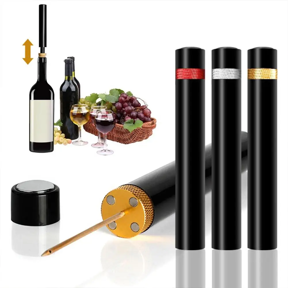 

Portable Wine Bottle Opener Air Pressure Wine Corkscrew Air Pump Opening Tool Kitchen Bar Accessories