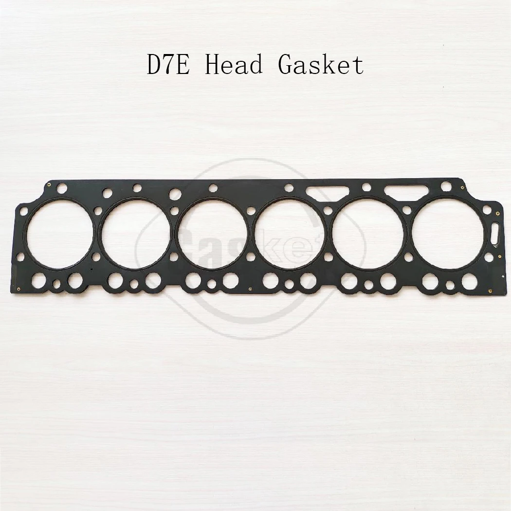D7E 1 2 3 отверстия D12C D12D D13D прокладка головки для Volvo дизельный двигатель запасная