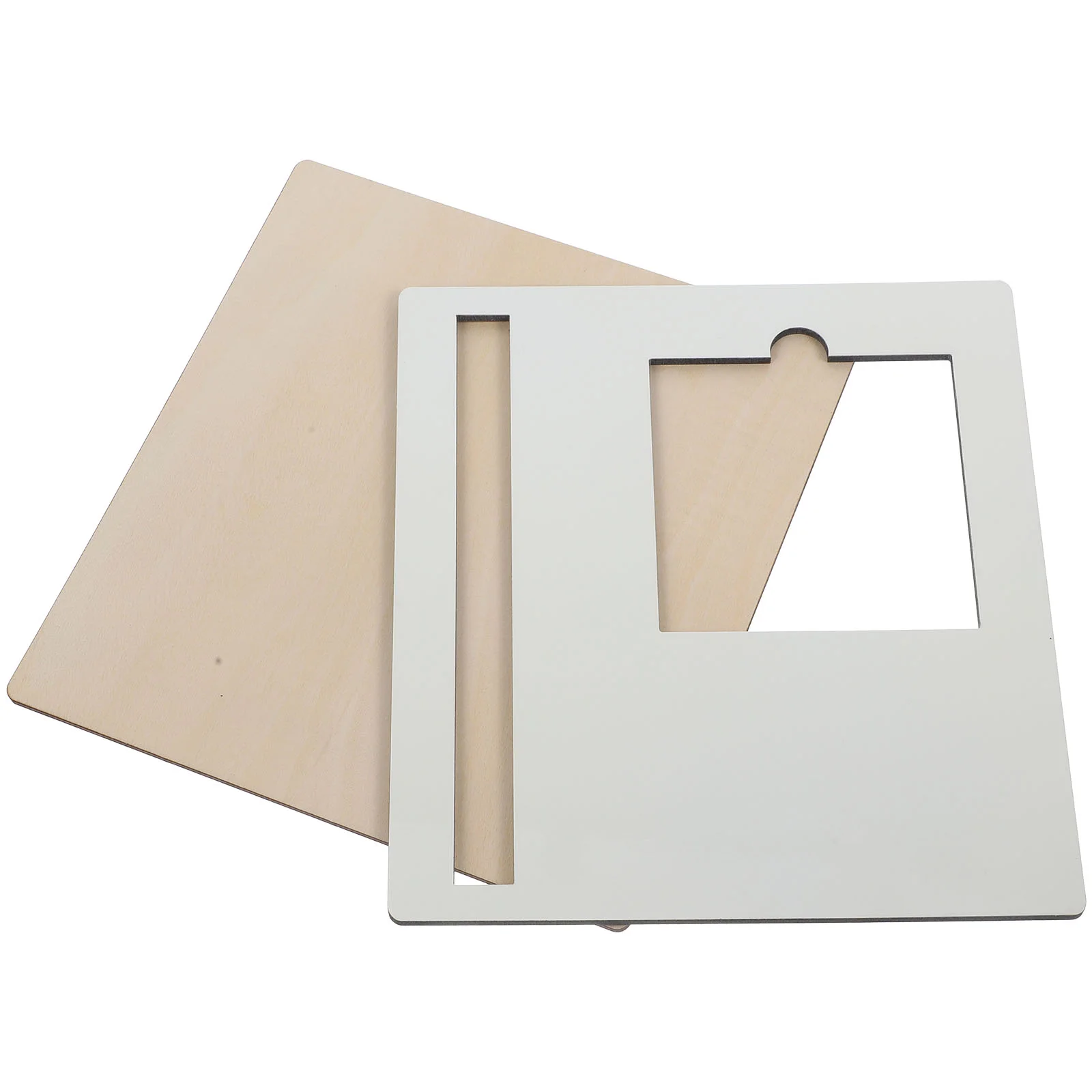 

Tray Sublimation Supplies Ornament Blanks Memo Pad Holder Wooden Pads