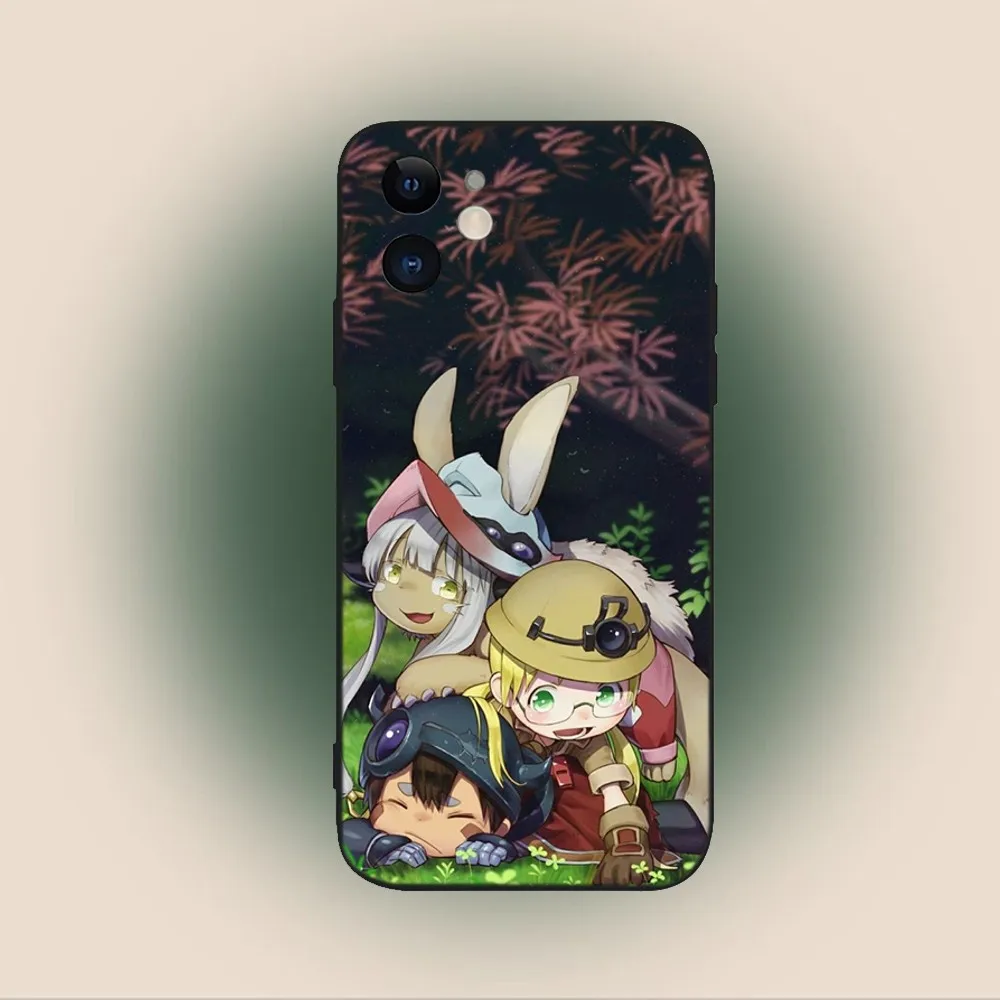 Чехол для телефона Made in Abyss iPhone 15 14 13 12 11 Plus Pro Max XS XR SE Mini 8 7 мягкий силиконовый