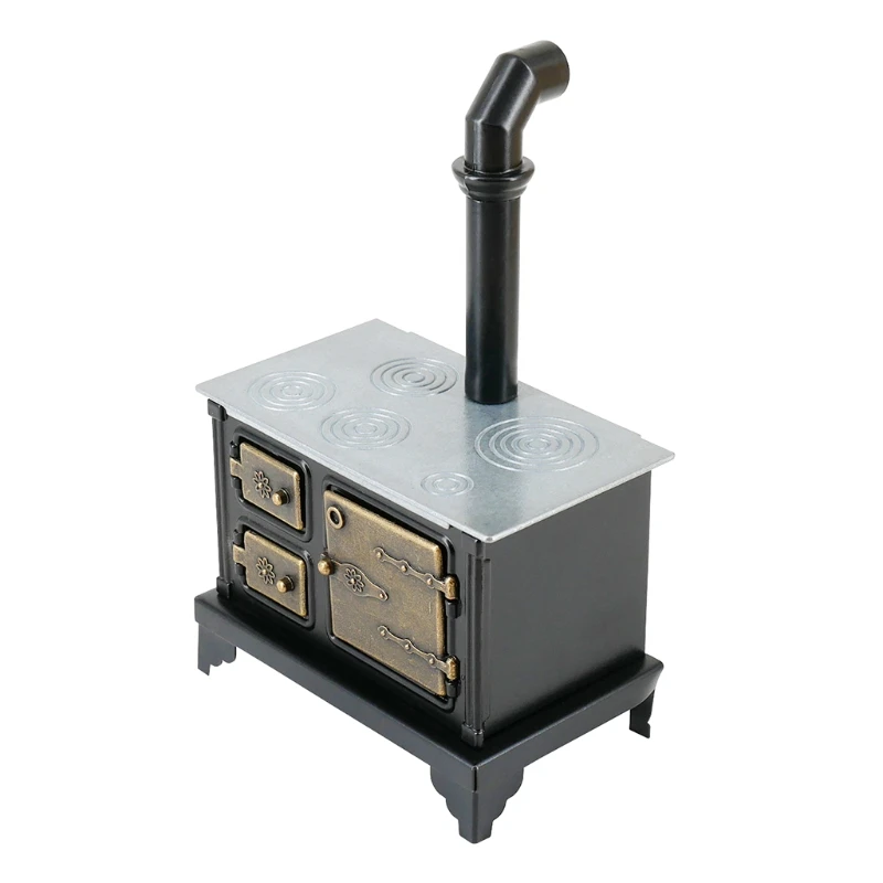 

1:12 Scale Mini Stove Chimney Model Dollhouse Miniature Accessories Kitchen Toy for DOLL House Furniture Decoration