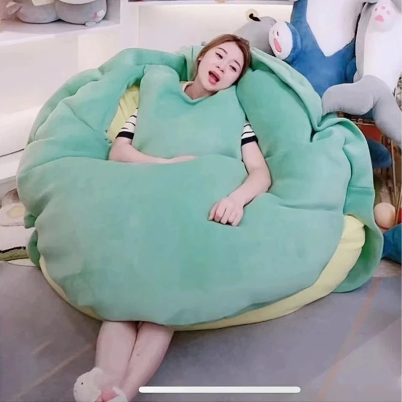 Мягкая набивная подушка в виде черепахи 80/100 см