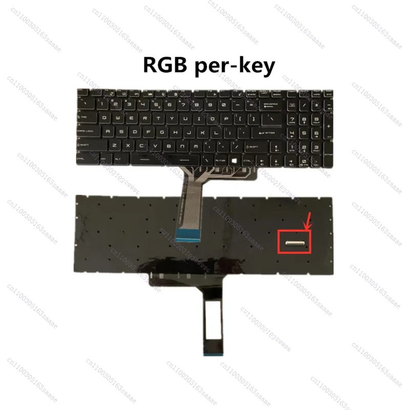 Новая американская монохромнаяRGB-клавиатура с подсветкой для ноутбука MSI GT62 GT62VR GT72 GT72VR GT73 GT73VR GS63 GL60 PS60 PE60 WS60 WS70 PE70 (art.: 3920cd9cc2e21) - 3920cd9cc2e21