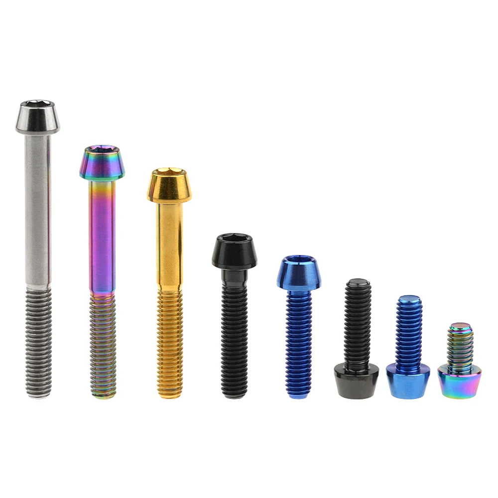 Xingxi 5 шт. M5x 9 16 18 20 25 30 35 40 45 50 55 60 мм шестигранный ключ коническая головка болт винт