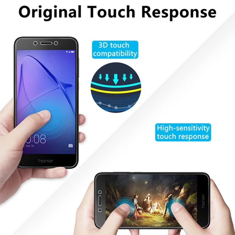 Toughed Protector Glass for Huawei Honor 6A Tempered Glass for Honor 4A 5A 4C 5C 6C Pro Screen Glass on Honor 3X 4X 5X 6X 7X 8X