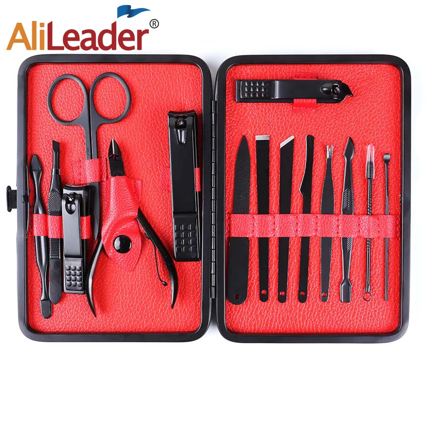 

Alileader 18pcs Quality Professional Nail Clippers Set Nipper Clipper Cutter Dead Skin Dirt Remover Podiatry Pedicure Care Tool