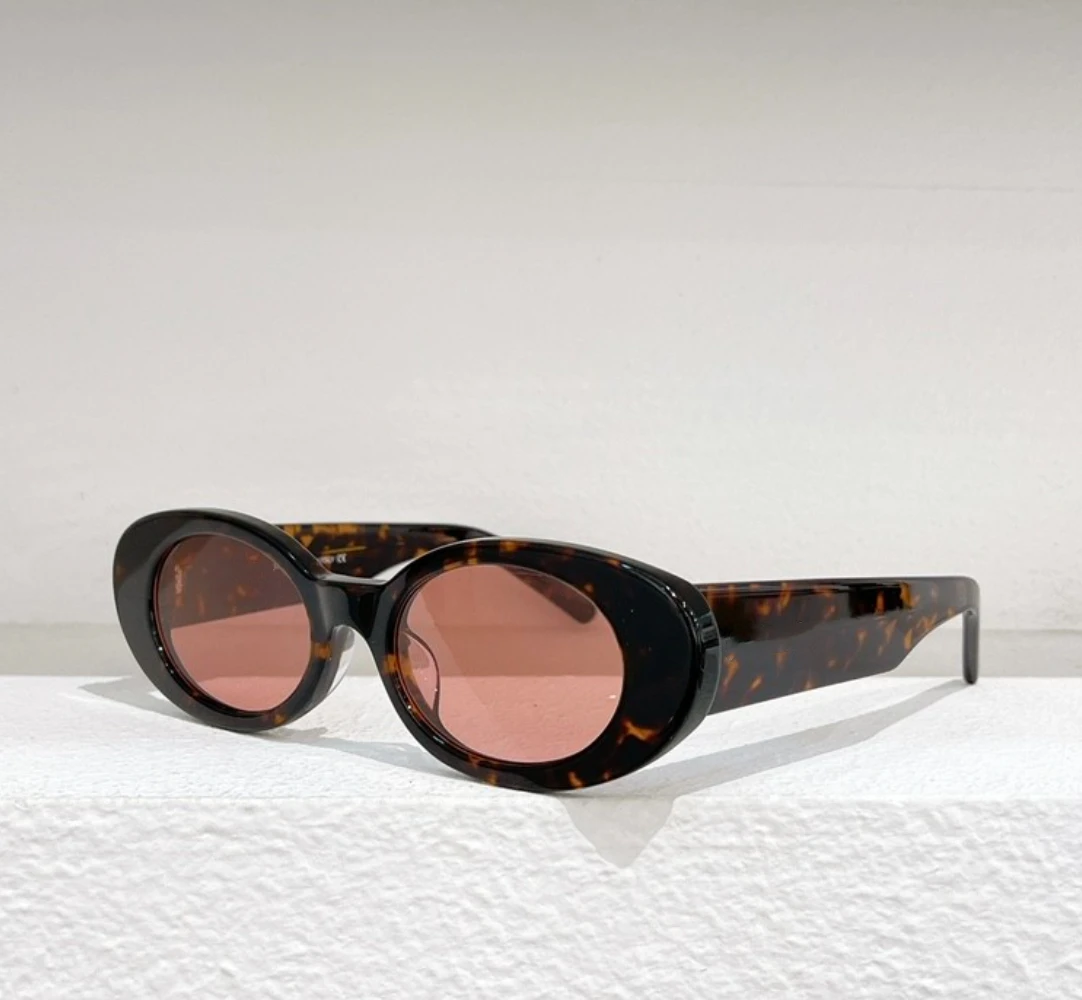 

2022 High quality trendy brand oval sunglasses acetate frame sunglasses for men and women PER1004S