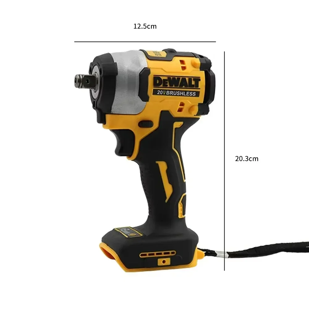 Фото Dewalt DCF922 Перезаряжаемый ударный гайковерт 20 В с высоким крутящим моментом 205 Нм 2500 PRM Светодиодное освещение Плавное управление скоростью Электрические инструменты №5