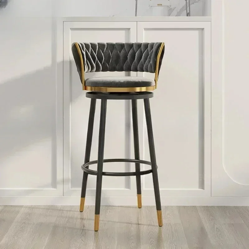 Современные барные стулья скандинавский табурет для гостиной роскошные на