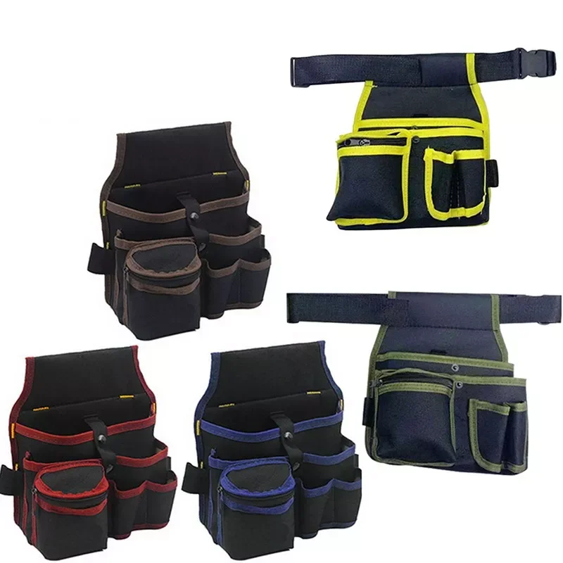

Tool Pouch Waterproof Hardware Electrician Toolkit Drill Holster Waist Oxford Cloth Wrench Screwdriver Tool Bag
