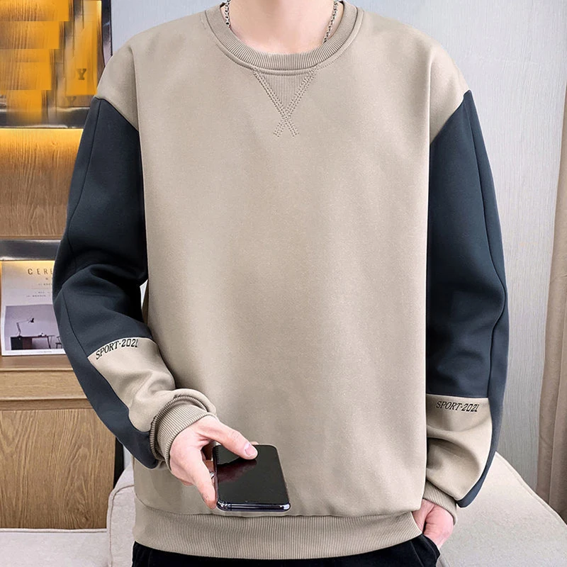 

Mosaic Fashion Y2K Fashion Hoodie Men's Long Sleeve Full length Sweatshirt Men's Relaxed Casual Wear
