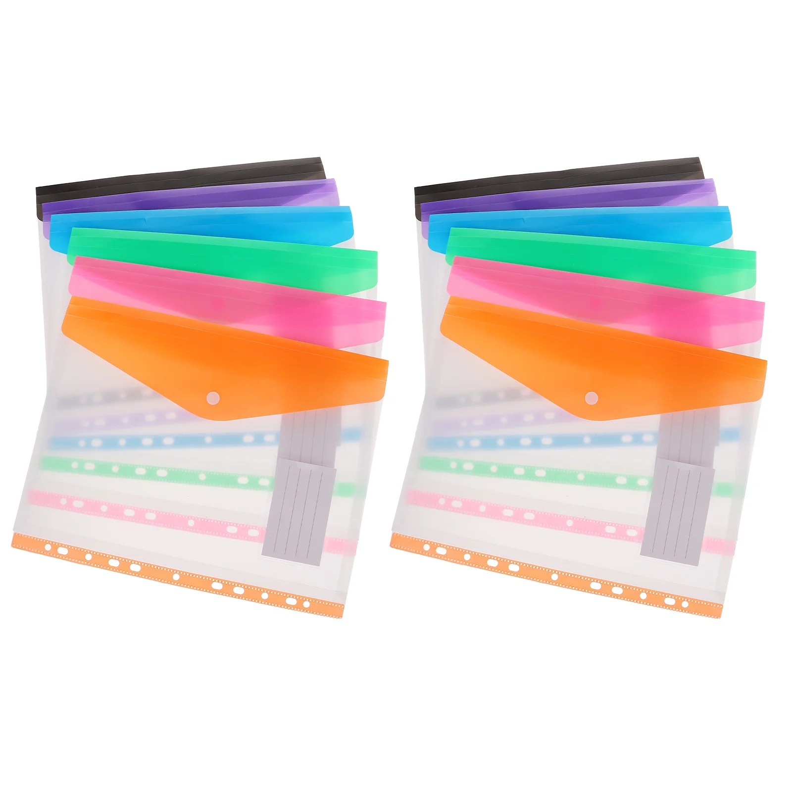 

12 шт., карманы для документов