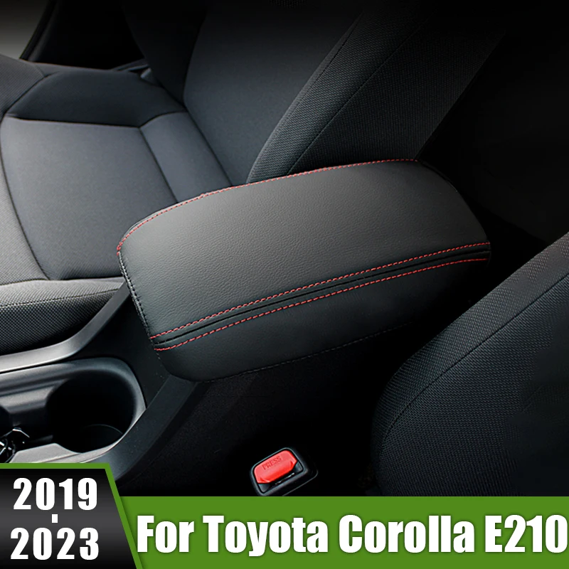 

For Toyota Corolla E210 2019 2020 2021 2022 2023 Hybrid Car Armrest Pad Cover Center Console Seat Box Protection Trim Cushion