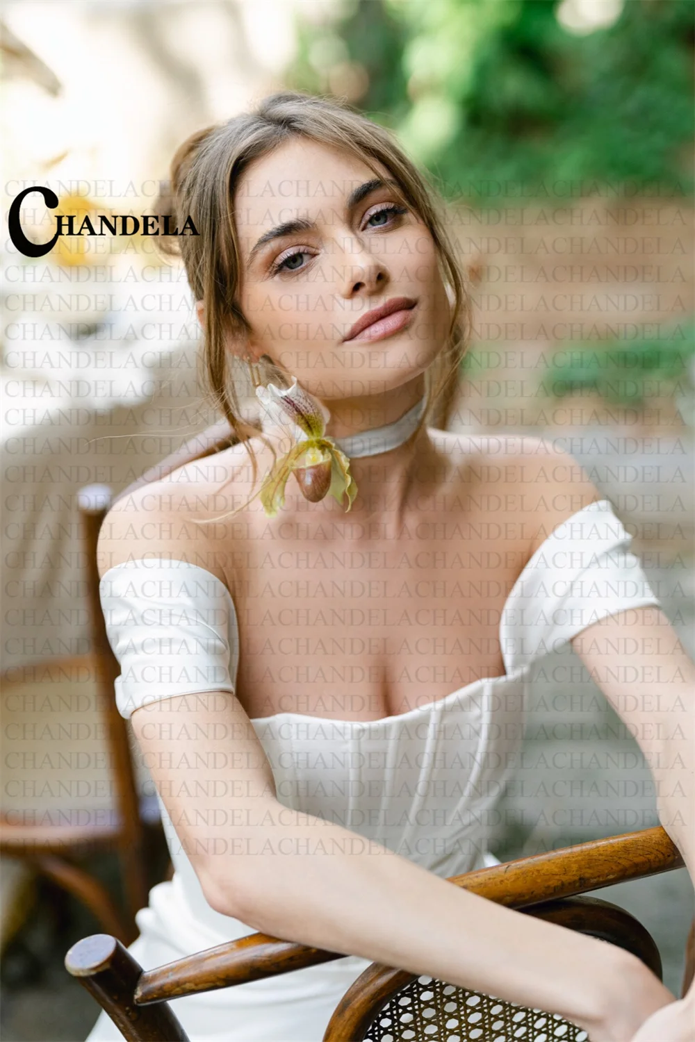 Рисунок 3 - Современное атласное платье CHANDELA