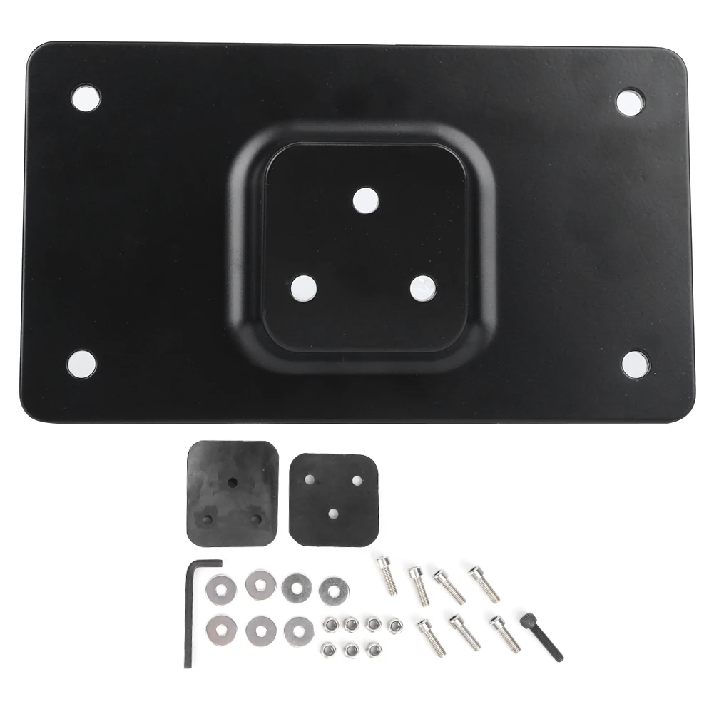 

License Plate Mounting Bracket Holder Frames for Motorcycle 17.5x10cm